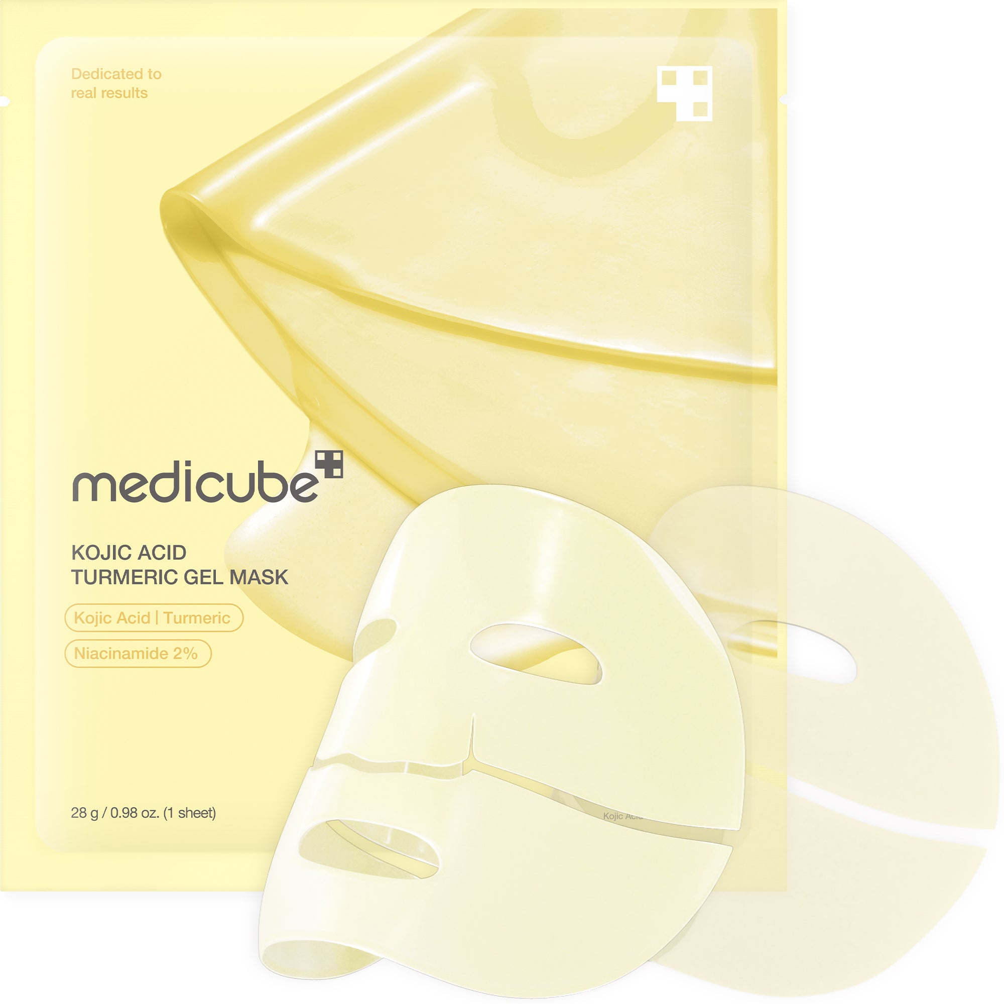 🎁 [GIFT] Kojic Acid Turmeric Gold Jelly Gel Mask 1EA - Calm Look Toner Pads