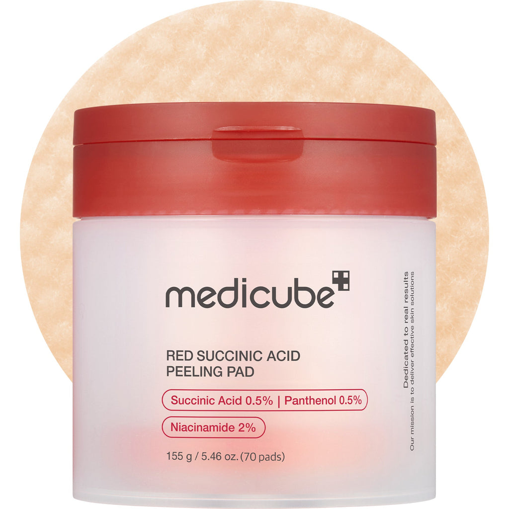 [Subscr.] Red Succinic Acid Panthenol Pads - Calm Look Skin Care Set