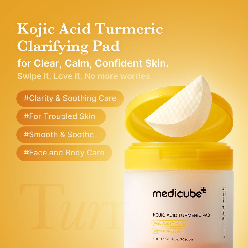 [GIFT] Kojic Acid Tumeric Toner Pad - Minimal Toner Pads