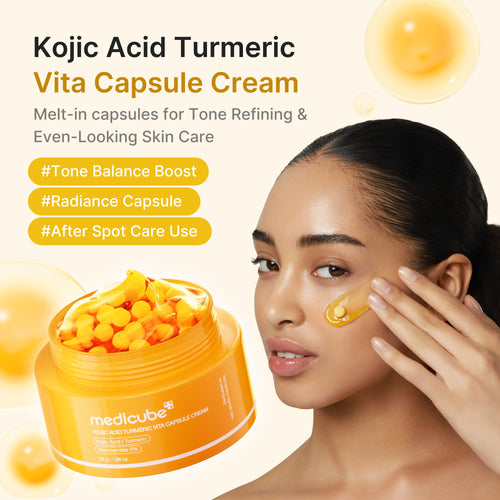 Kojic Acid Turmeric Vita Capsule Cream - Dewy Gel Cleanser