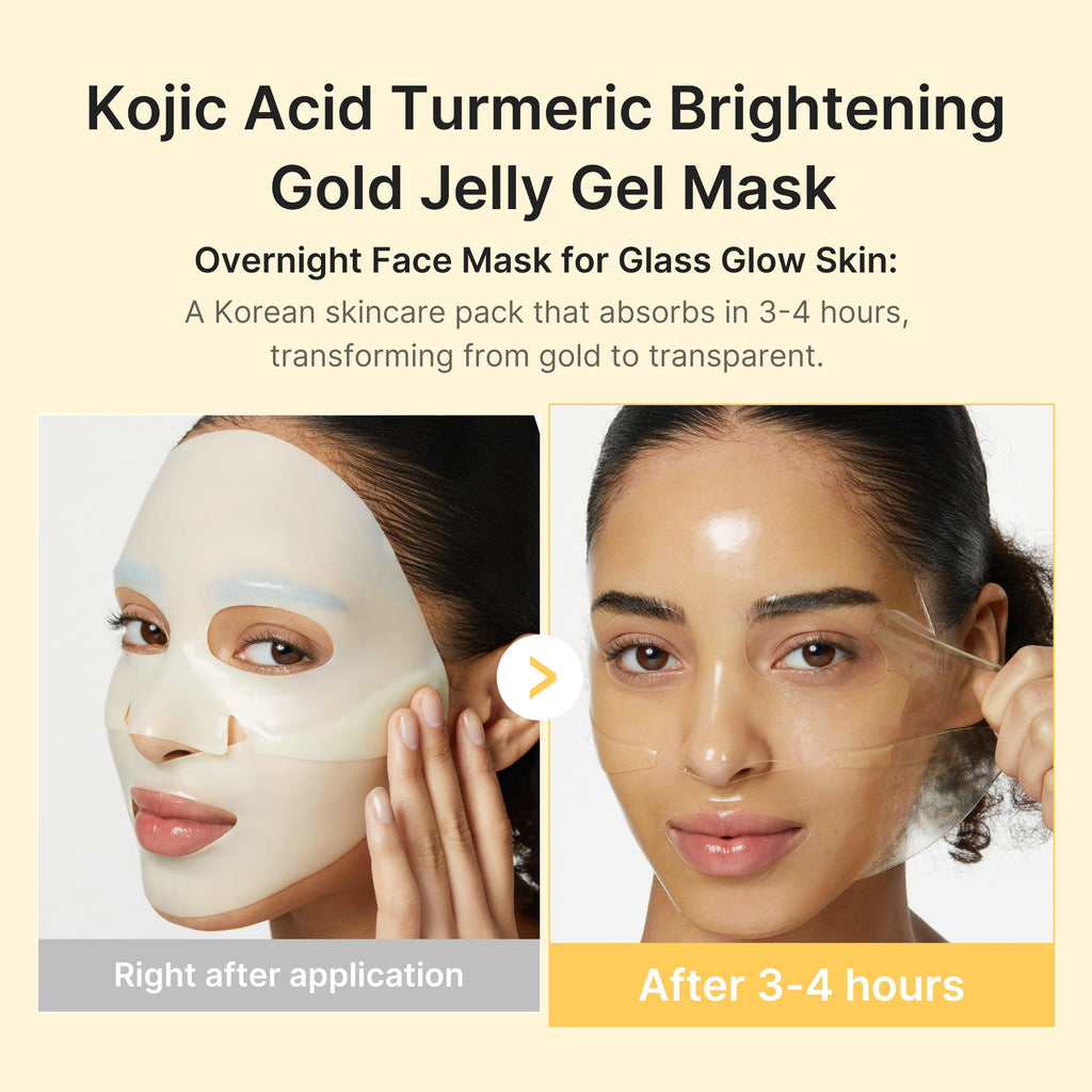 [GIFT] Kojic Acid Turmeric Gold Jelly Gel Mask 1EA - Routine Ready Gel Cleanser