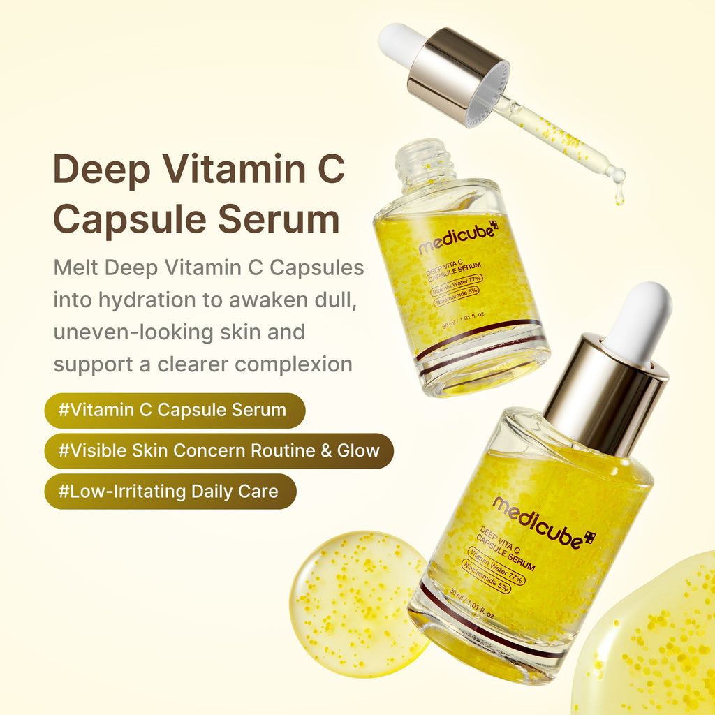 Deep Vitamin C Capsule Serum - Lightweight Glow Drops