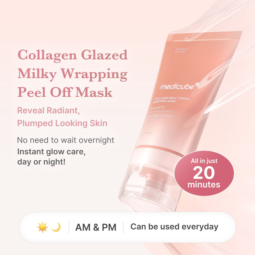 [Subscr.] Collagen Milky Glow Daytime Wrapping Mask - Dewy Glow Drops