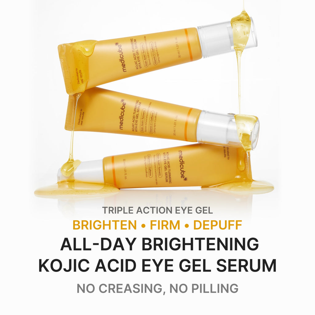 Kojic Acid Tumeric Eye Gel Serum - Lightweight Moisture Cream