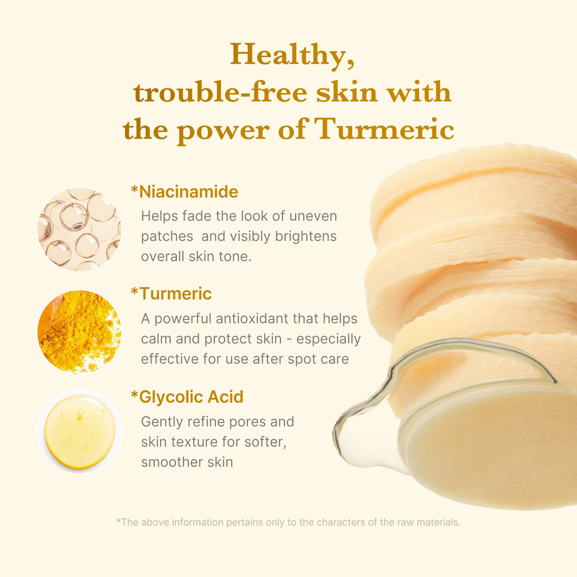 [GIFT] Kojic Acid Tumeric Toner Pad - Minimal Toner Pads
