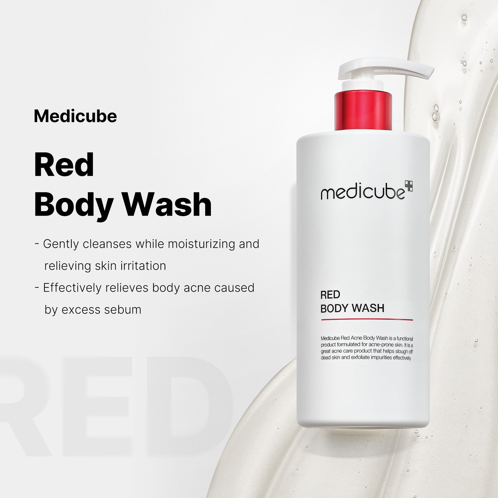 [GIFT] Red Body Wash - Lightweight Facial Device