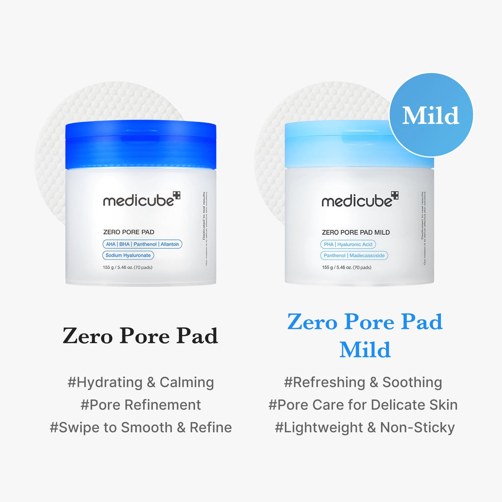 Zero Pore Madecassoside Pads (Mild) - Simple Cushion Pads