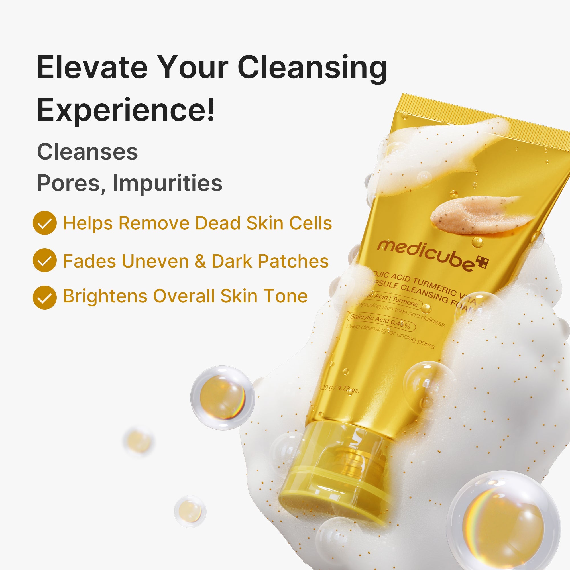 Kojic Acid Turmeric Vita Capsule Foam Cleanser - Modern Cleansing Balm