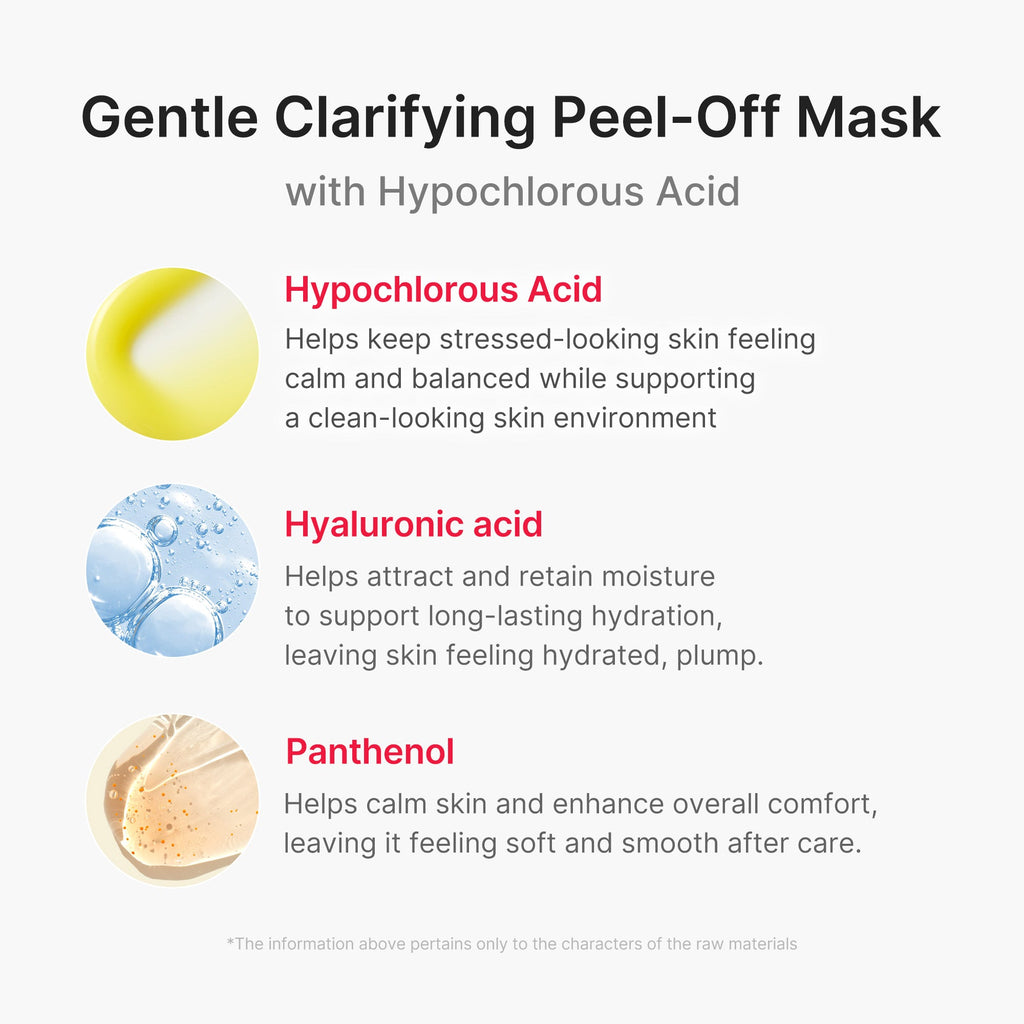 Hypochlorous Acid Peel Mask - Lightweight Foam Cleanser