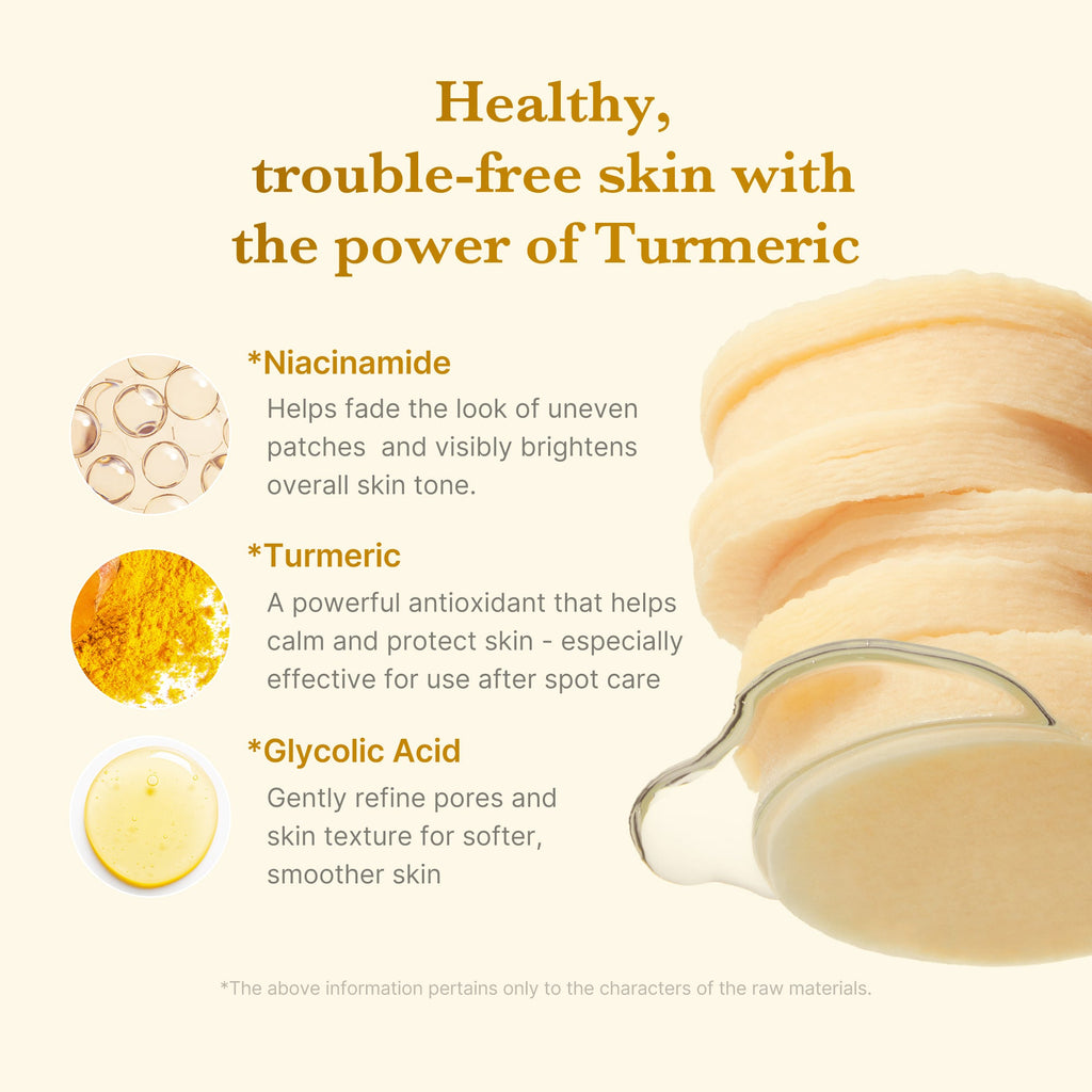 [Subscr.] Kojic Acid Tumeric Toner Pad - Routine Ready Beauty Tool