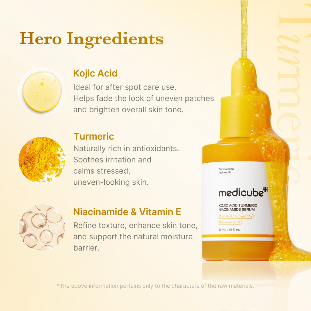 [GIFT] Kojic Acid Turmeric Capsule Serum - Travel Ready Cream Cleanser