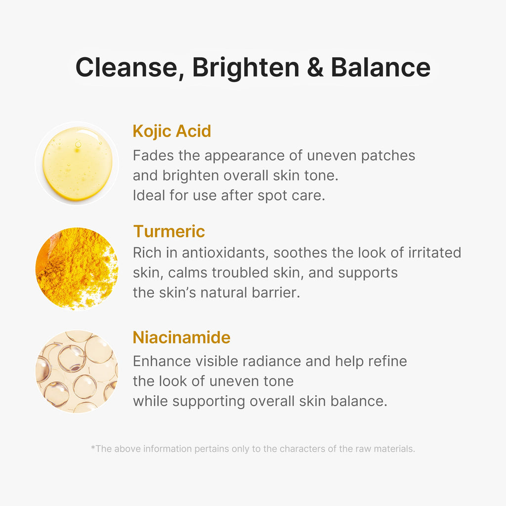 Kojic Acid Turmeric Vita Capsule Foam Cleanser - Modern Cleansing Balm