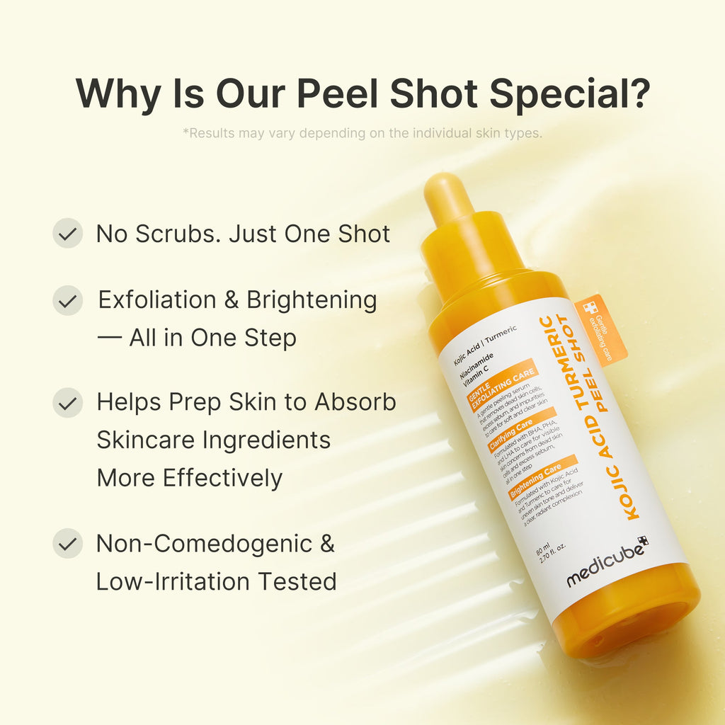Kojic Acid Turmeric Peel Shot - Glow Ready Moisture Cream