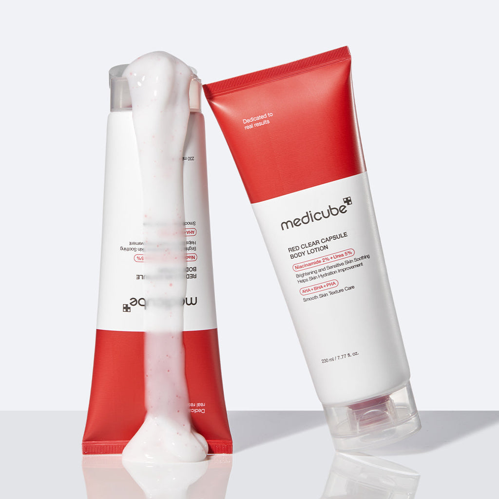 Red Clear Capsule Body Lotion - Beauty Drawer Facial Serum