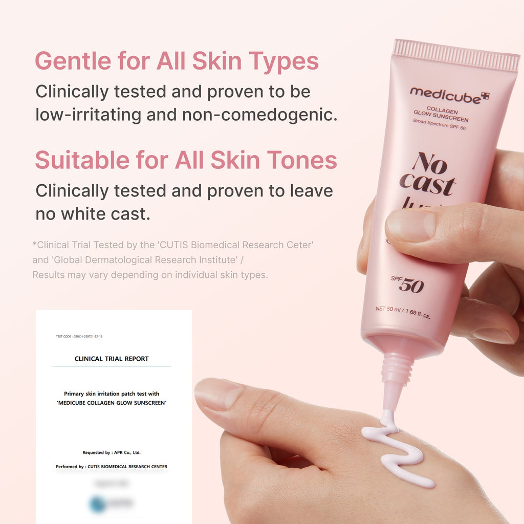 No Cast Just Glow Collagen Sunscreen - Minimal Pore Care