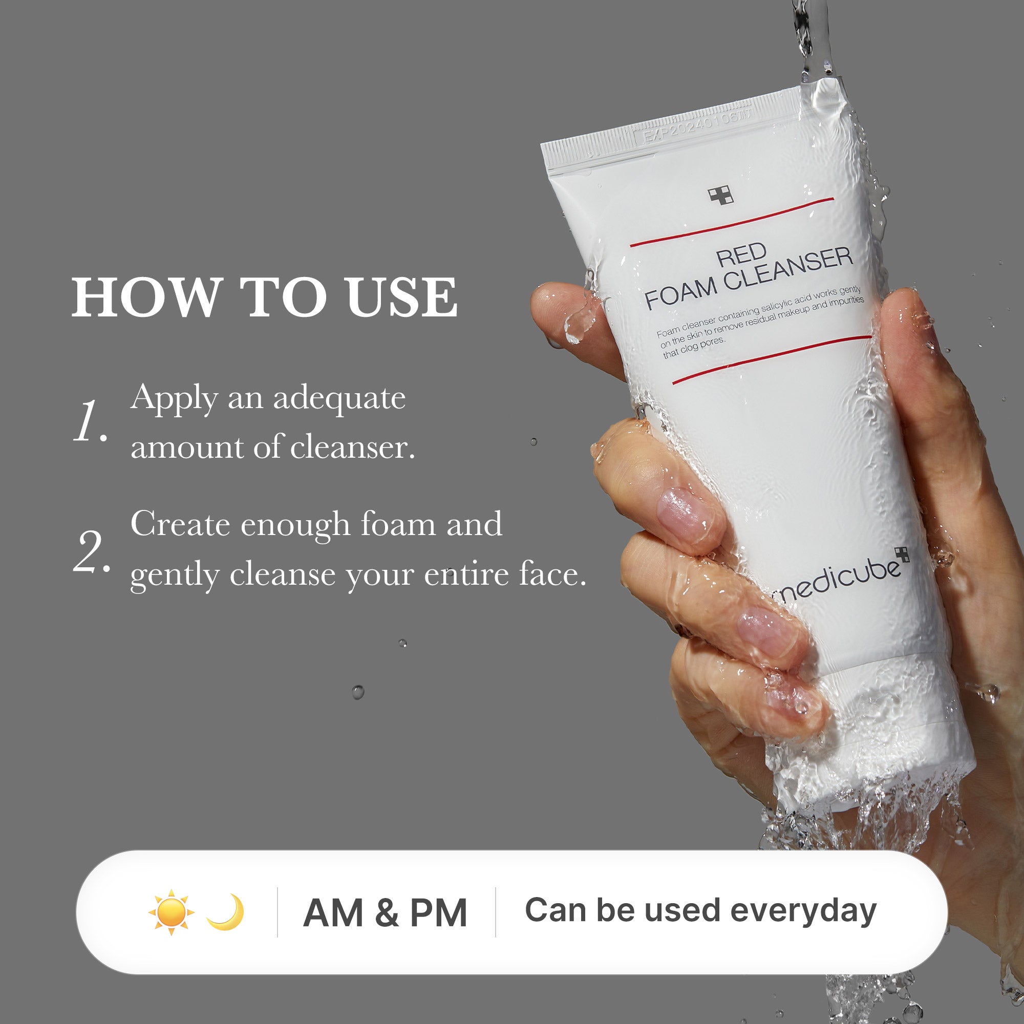 [GIFT] Red Foam Cleanser - Self Care Hydrating Toner
