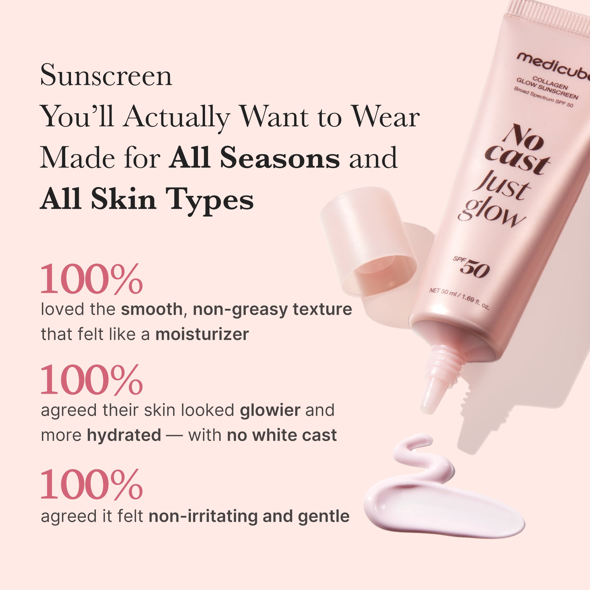 [Subscr.] No Cast Just Glow Collagen Sunscreen - Modern Body Care