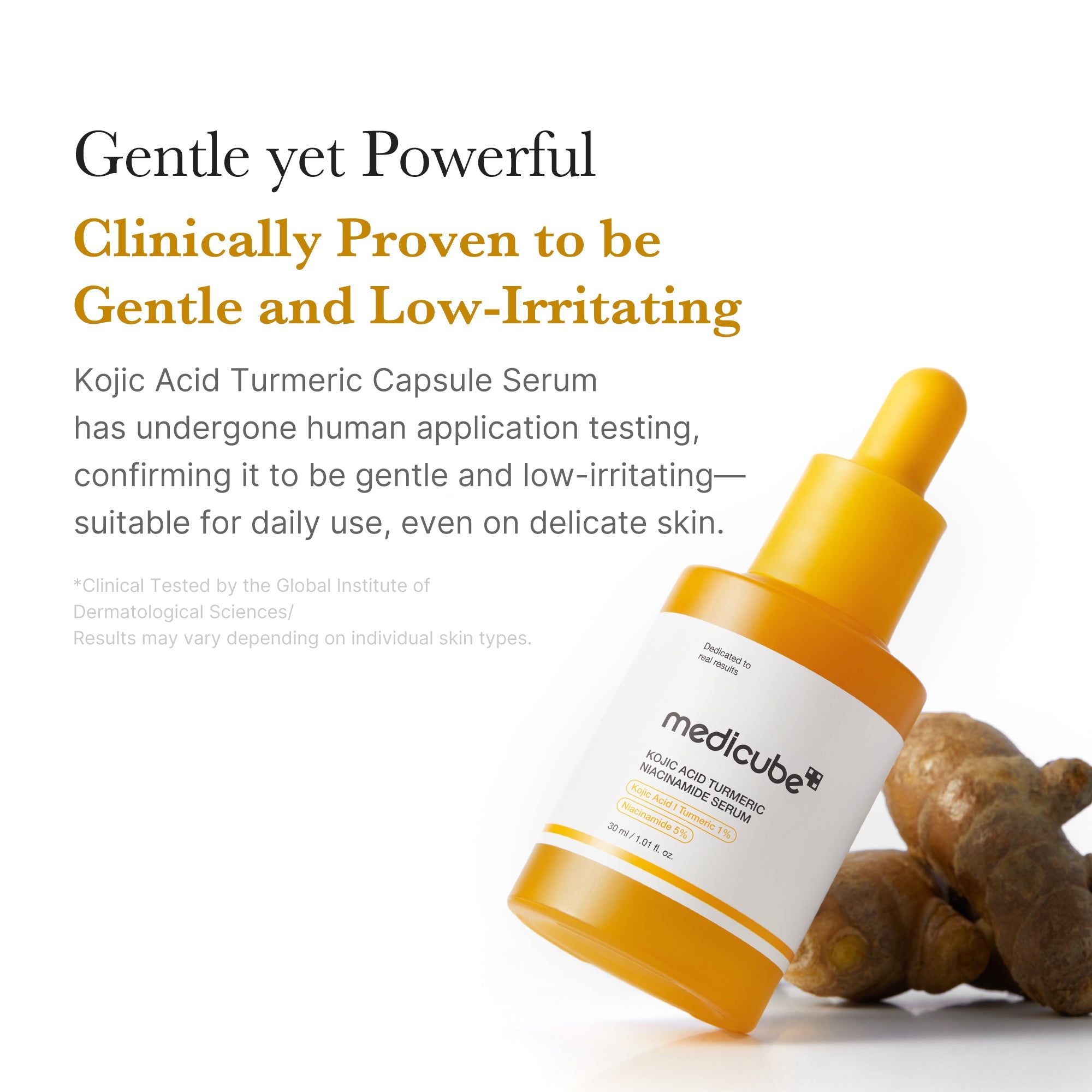 Kojic Acid Turmeric Capsule Serum - Travel Ready Travel Set