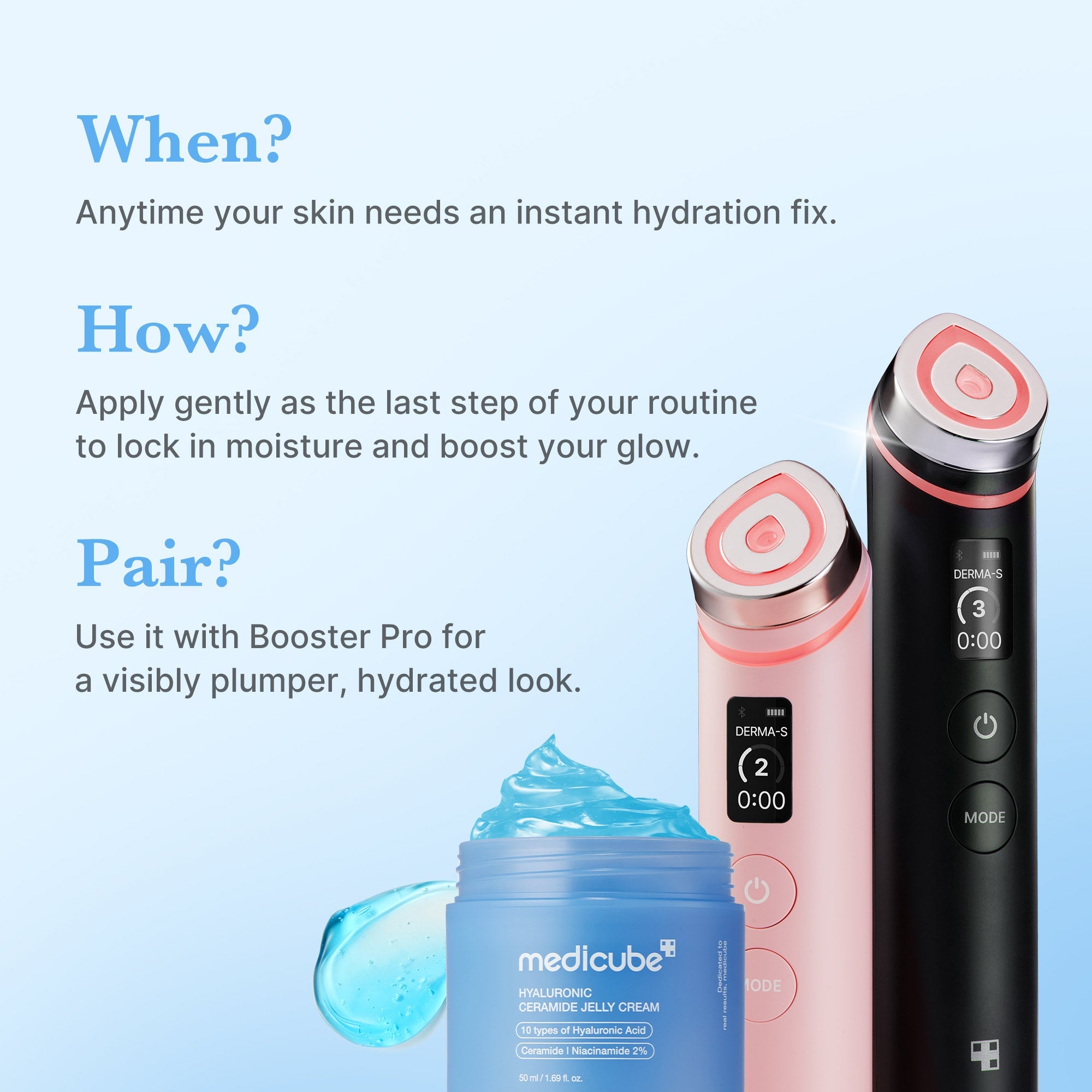 Hyaluronic Ceramide Moisturizing Jelly Cream - Daily Ampoule Serum