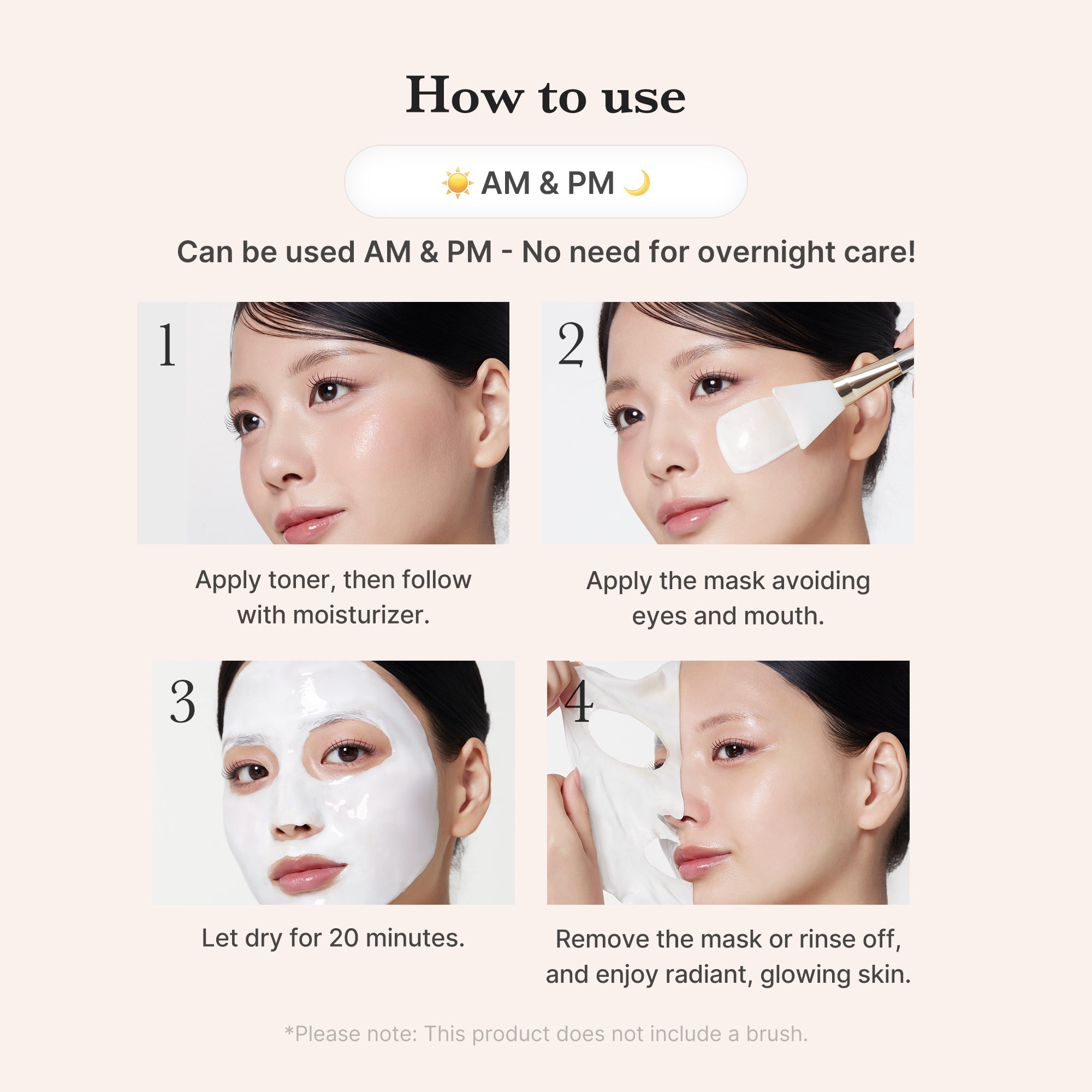 [Subscr.] Collagen Milky Glow Daytime Wrapping Mask - Dewy Glow Drops