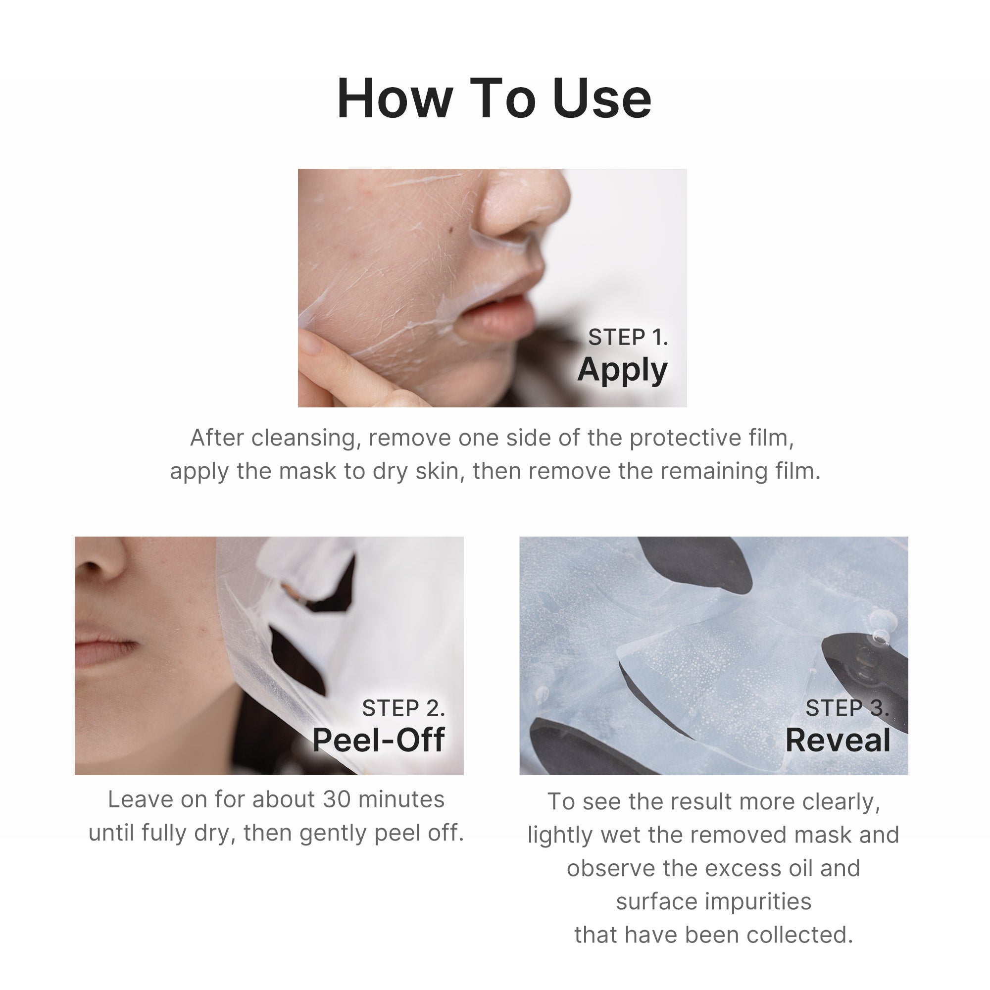 Hypochlorous Acid Peel Mask - Lightweight Foam Cleanser