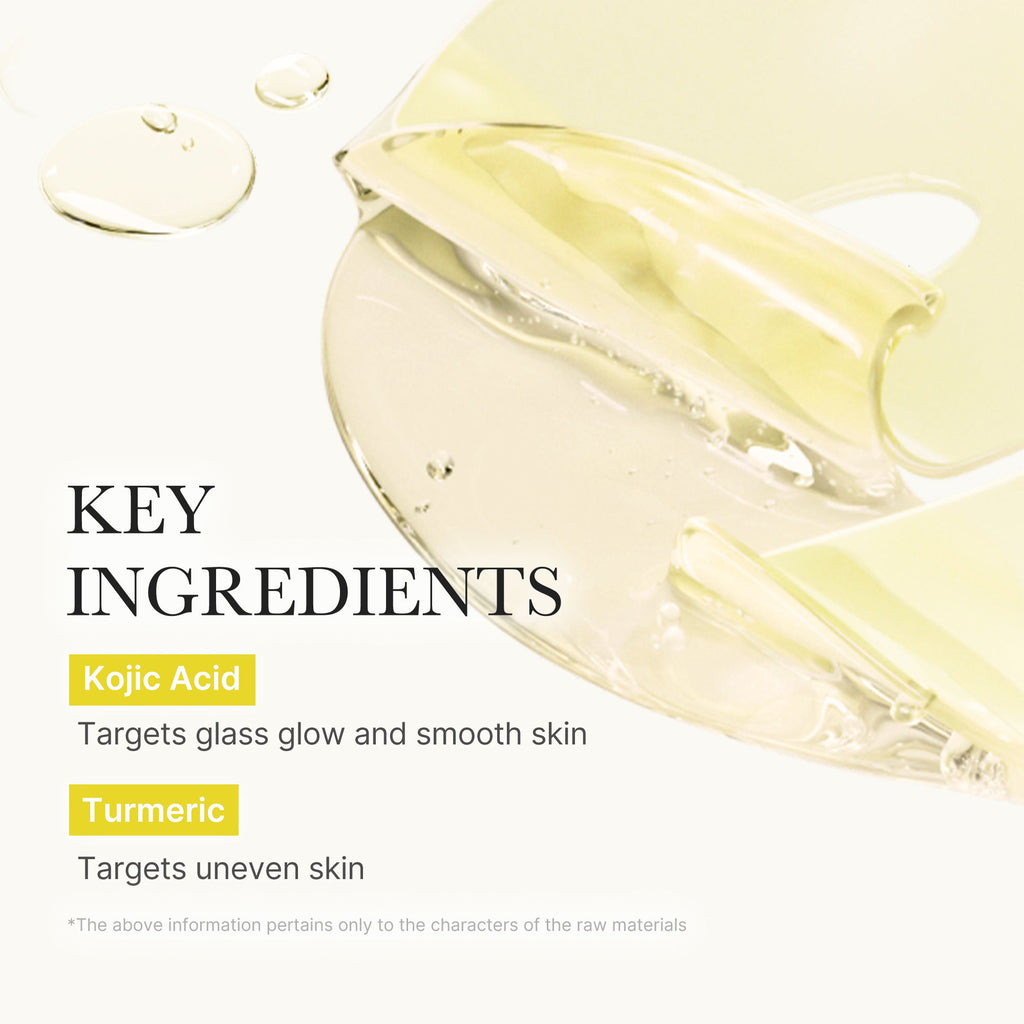Kojic Acid Turmeric Gold Jelly Gel Mask - Clean Exfoliating Pads