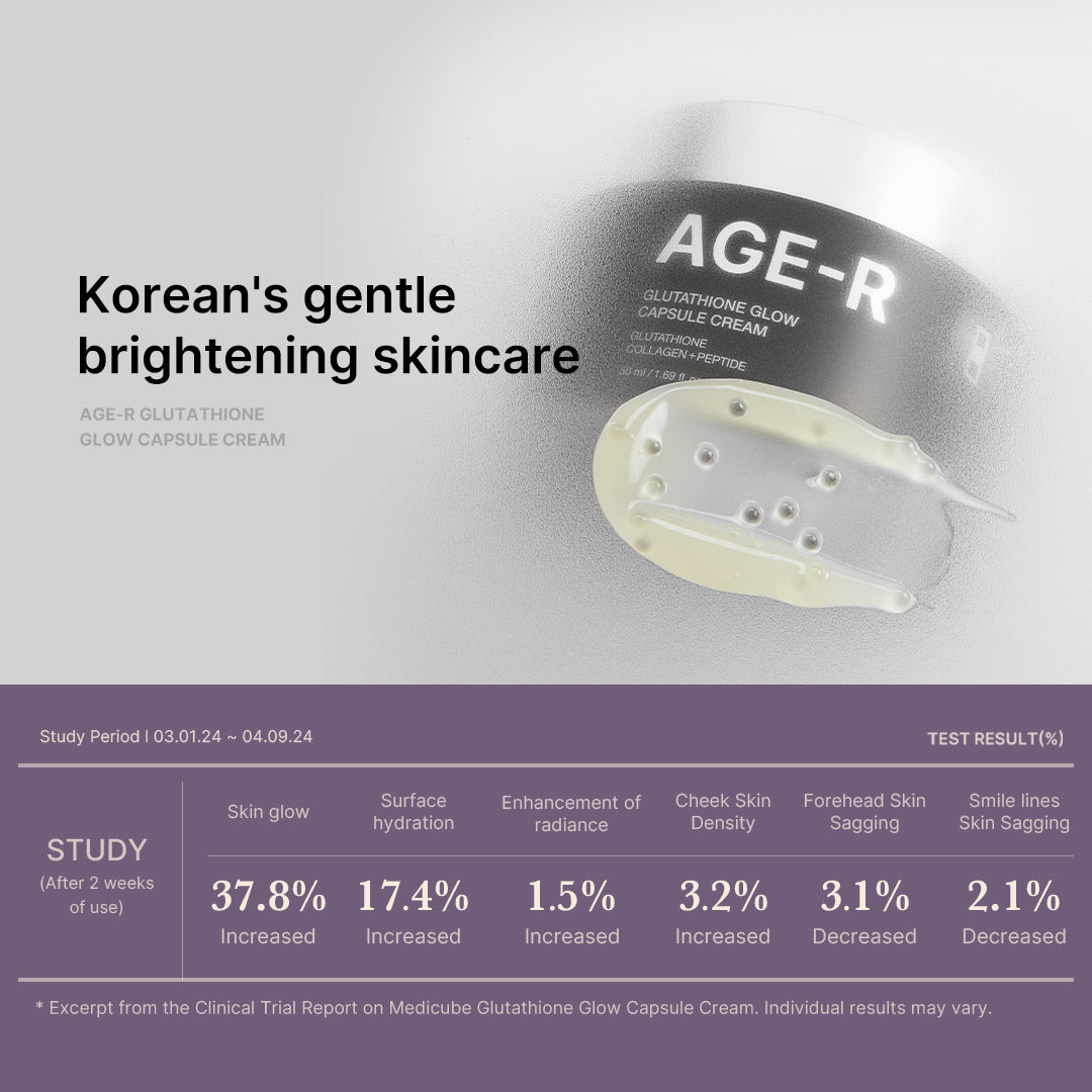 AGE-R Glutathione Glow Capsule Cream - Soft Touch Facial Cream