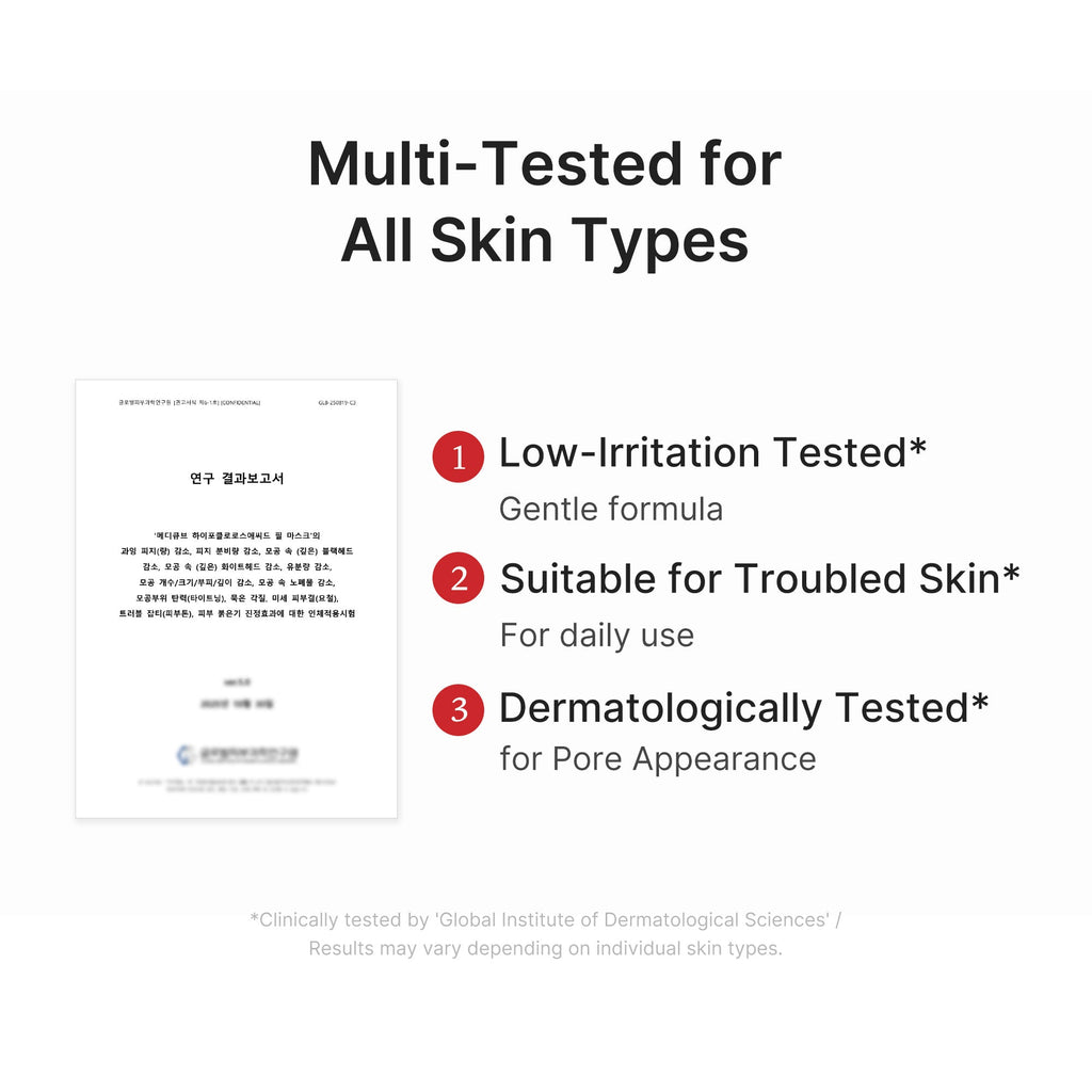 Hypochlorous Acid Peel Mask - Lightweight Foam Cleanser