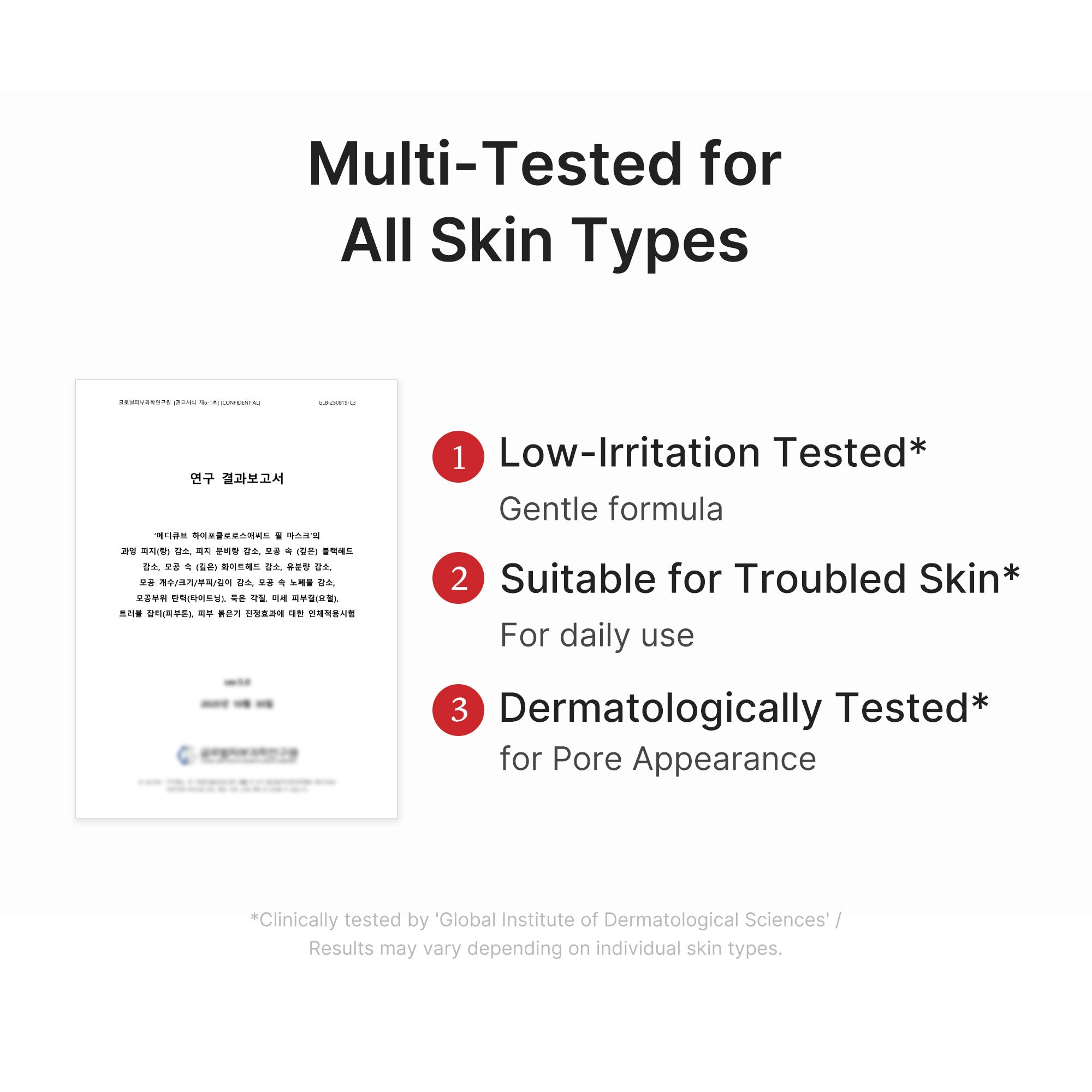Hypochlorous Acid Peel Mask - Lightweight Foam Cleanser