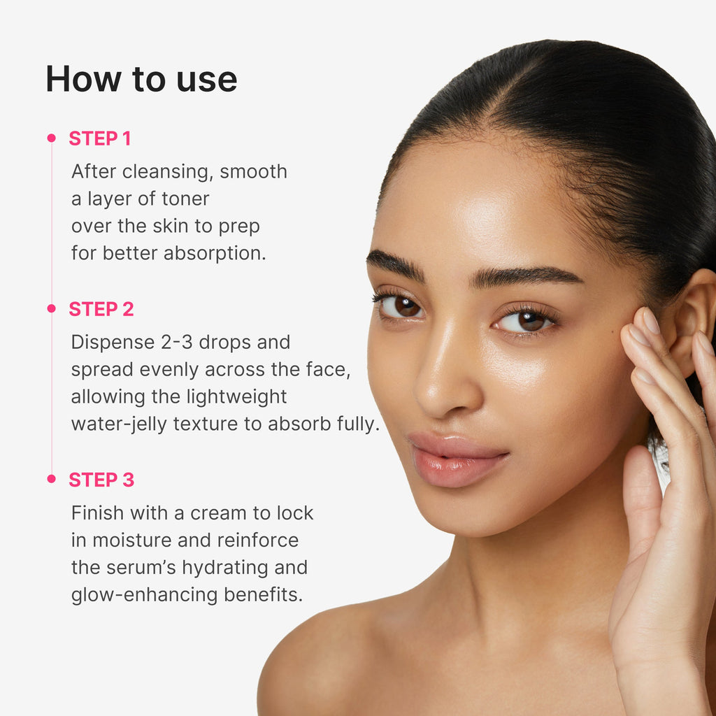 PDRN Pink Collagen Glow Jelly Serum - Calm Look Cream Cleanser