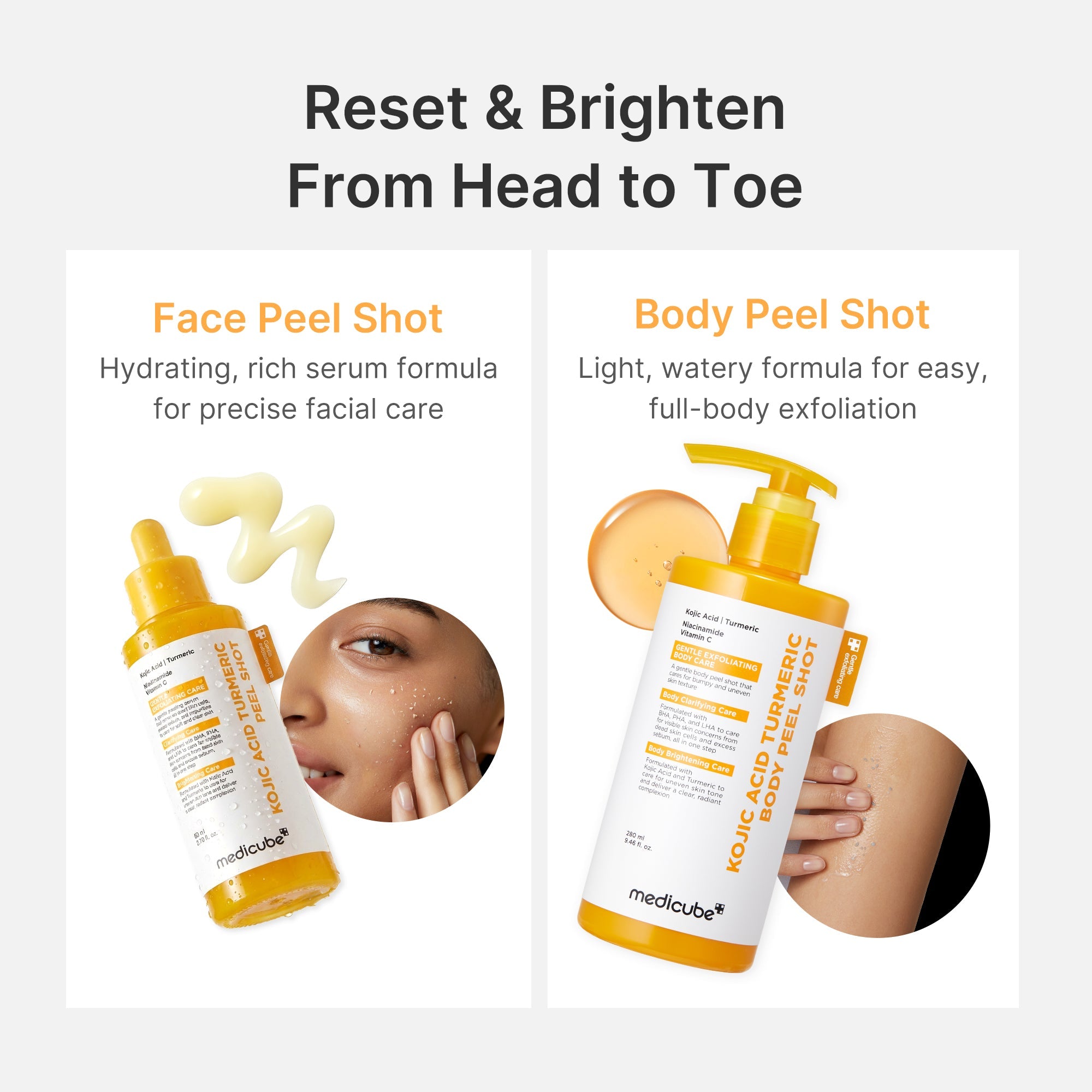 Kojic Acid Turmeric Peel Shot - Glow Ready Moisture Cream