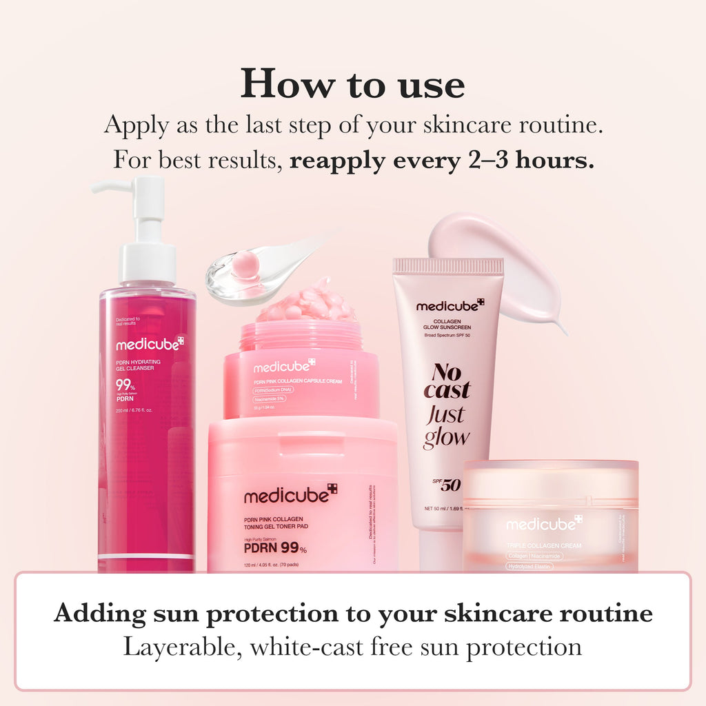 No Cast Just Glow Collagen Sunscreen - Minimal Pore Care
