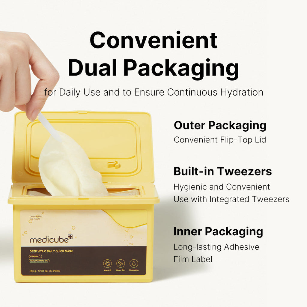 [Subscr.] Deep Vita C Daily Quick Masks - Fresh Face Travel Set