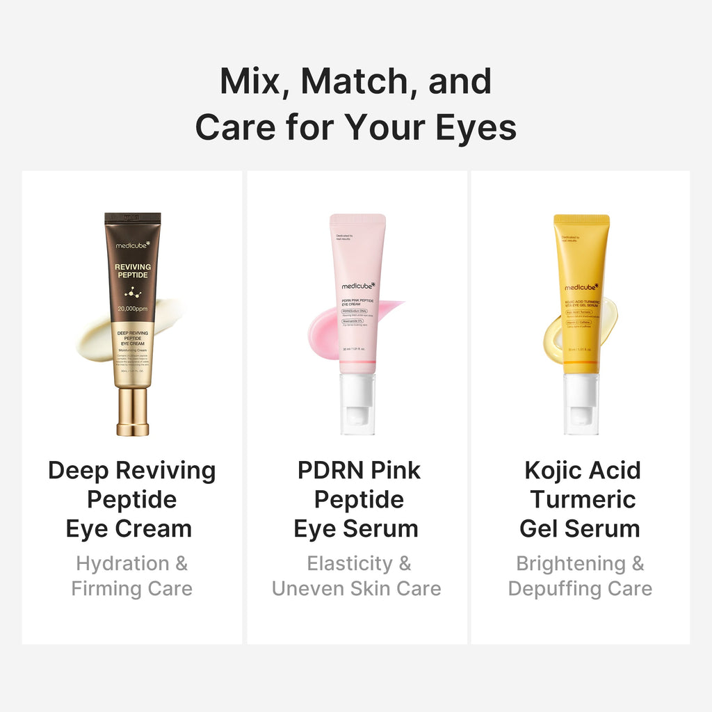 Kojic Acid Tumeric Eye Gel Serum - Lightweight Moisture Cream
