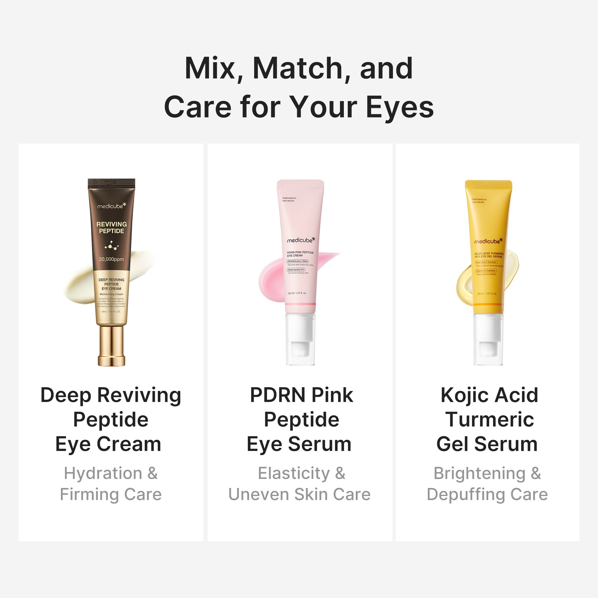 Kojic Acid Tumeric Eye Gel Serum - Lightweight Moisture Cream