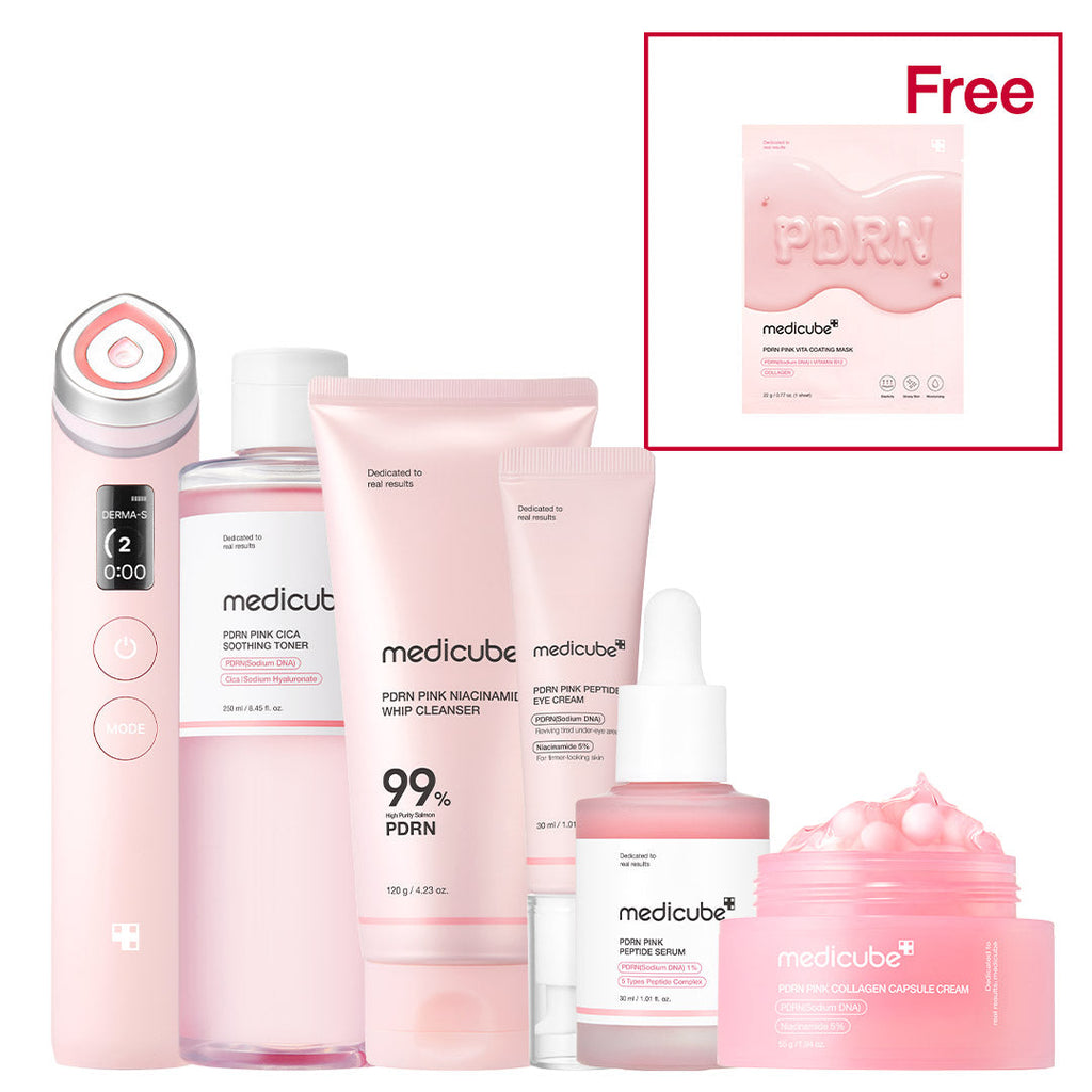 PDRN Pink Glow Home Aesthetic Full Set - Fresh Ampoule Serum