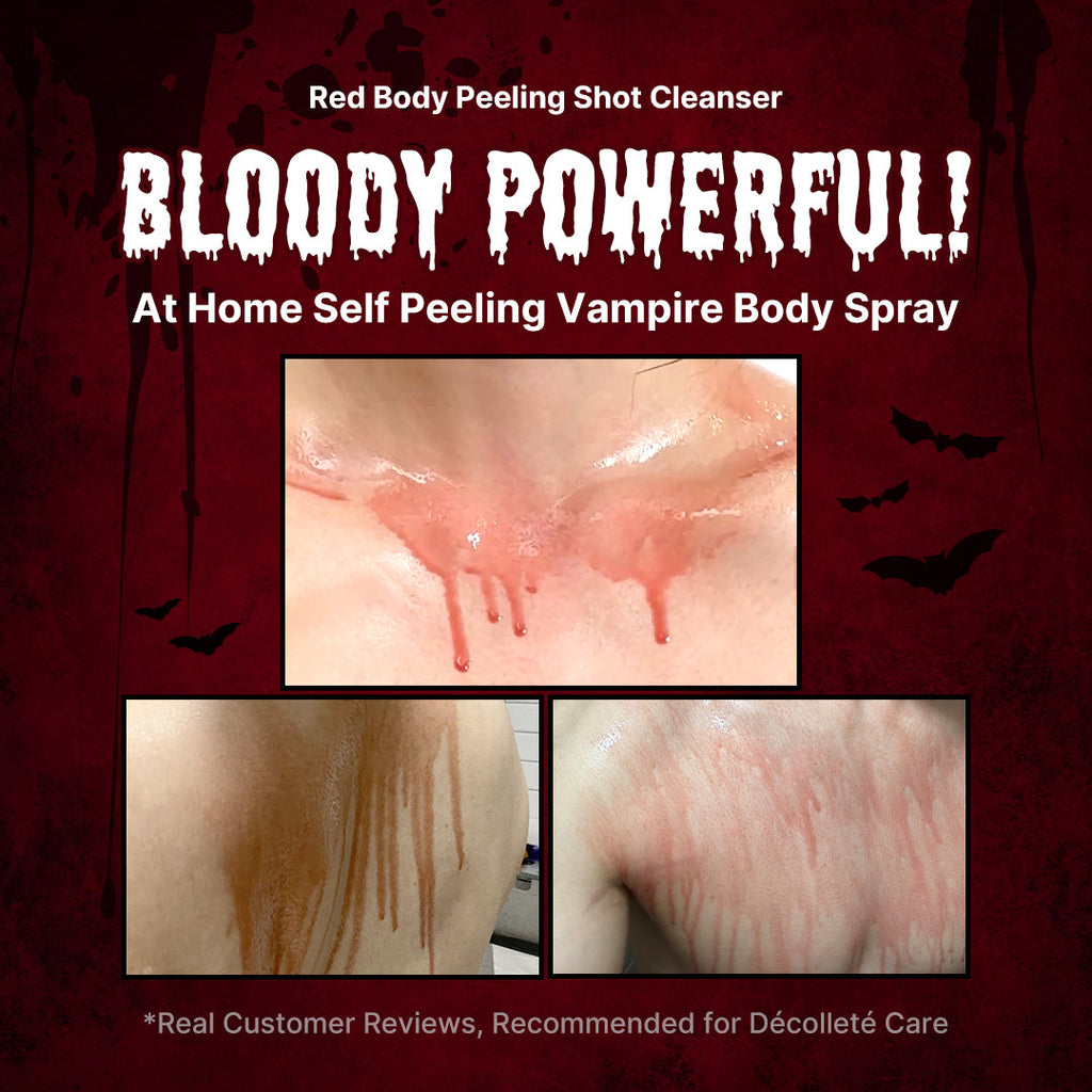 Red Body Peeling Shot Cleanser - Lightweight Hydrating Toner