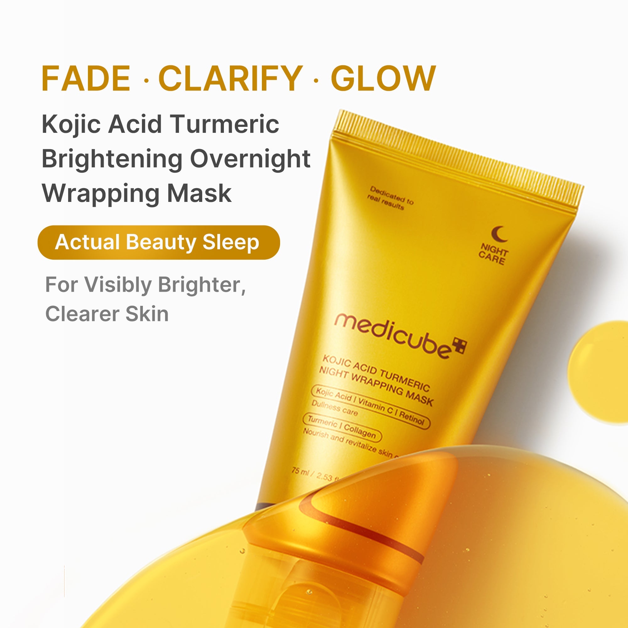 [GIFT] Kojic Acid Turmeric Overnight Wrapping Mask - Radiant Cream Cleanser
