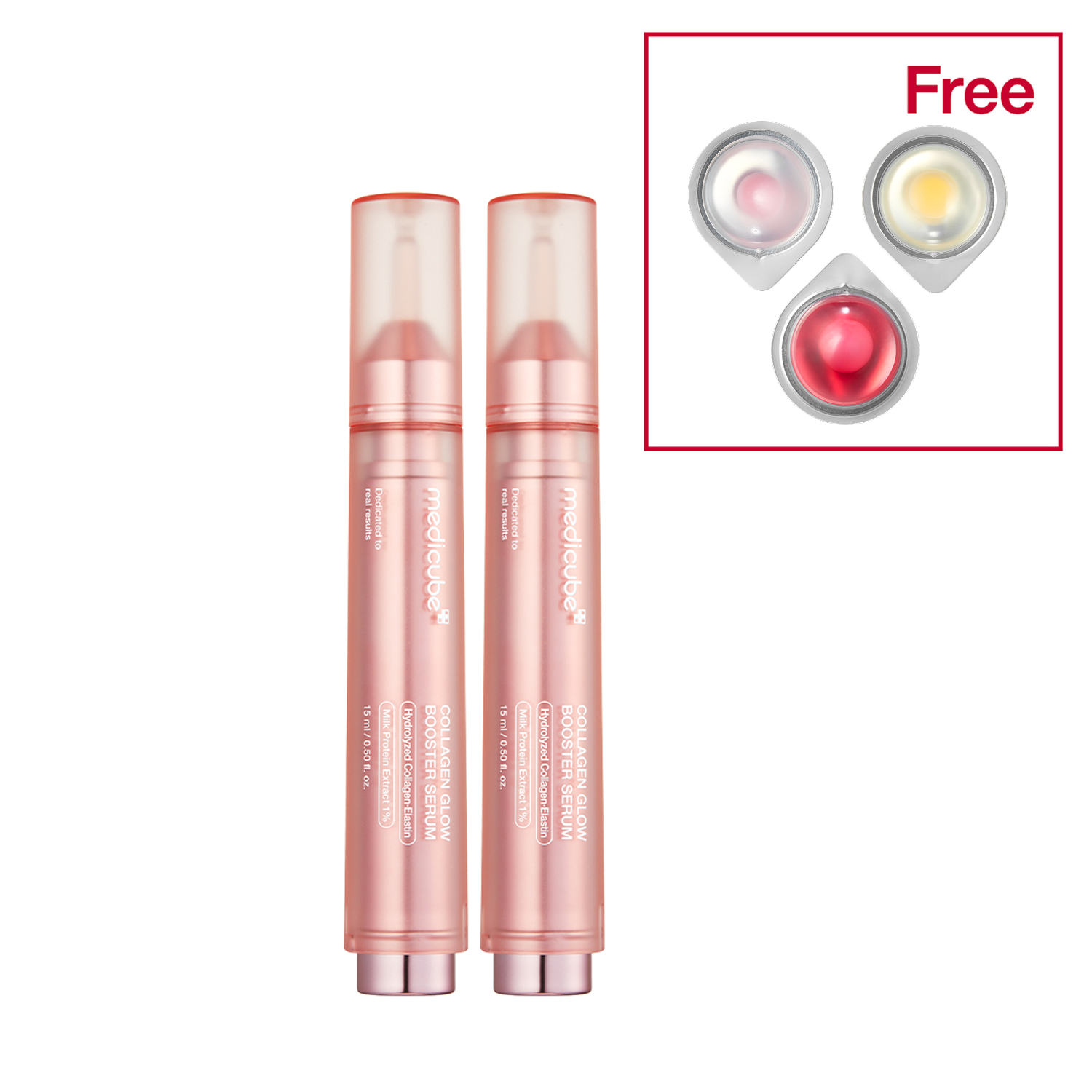 Collagen Glow Booster Milk Serum - Travel Ready Cushion Pads