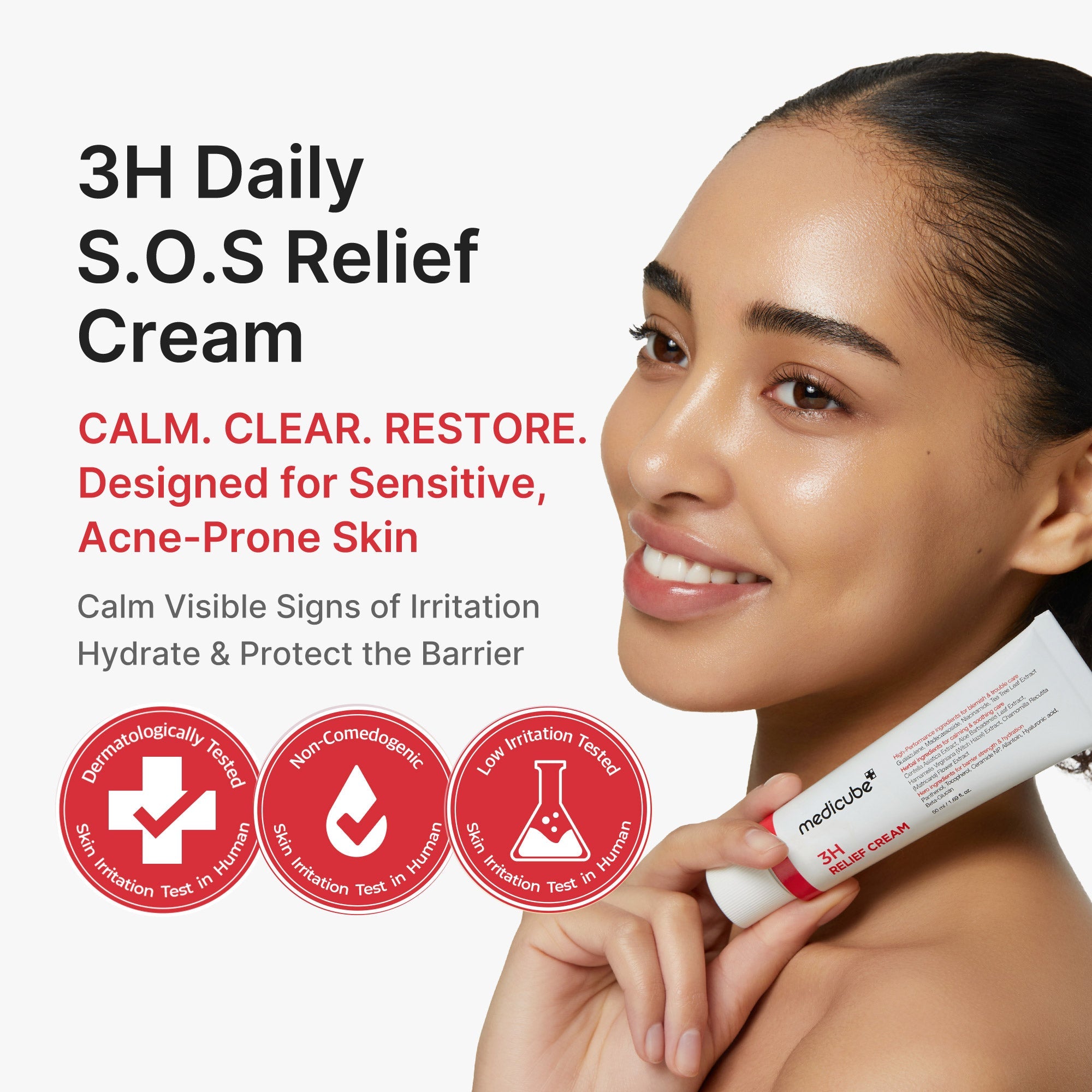 3H Daily Relief Cream - Travel Ready Cleansing Balm