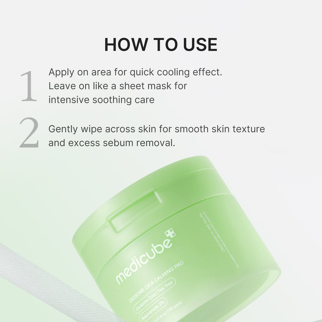 Exosome Cica Calming Toner Pads - Clean Pore Care