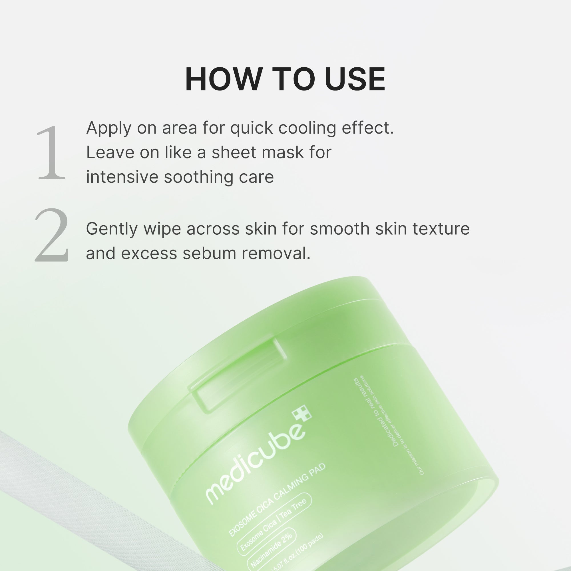 Exosome Cica Calming Toner Pads - Clean Pore Care
