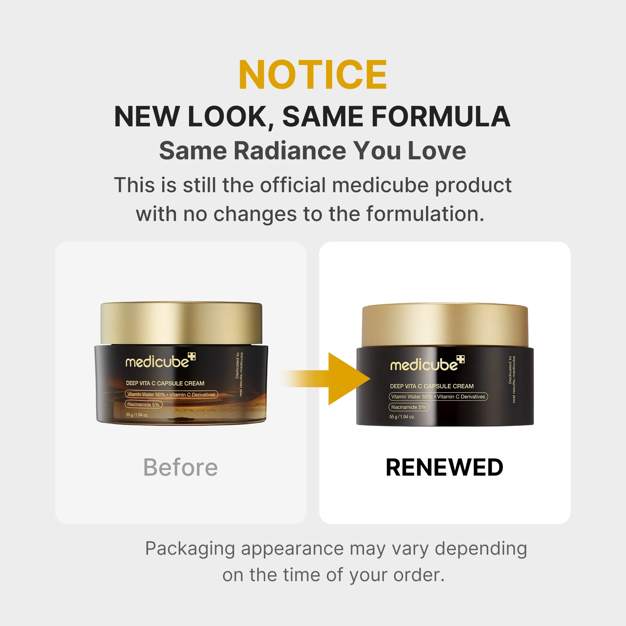 Deep Vita C Capsule Cream - Glow Ready Toner Pads