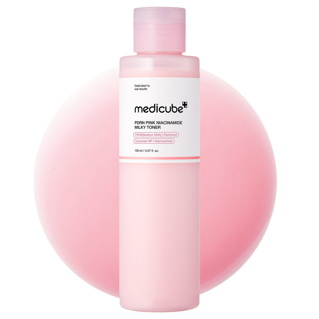 PDRN Pink Niacinamide Milky Toner - Beauty Drawer Cleansing Balm