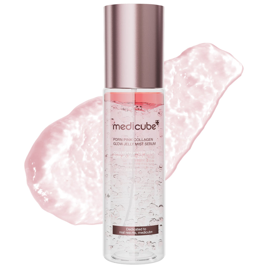 PDRN Pink Collagen Glow Jelly Mist Serum - Lightweight Gel Cream
