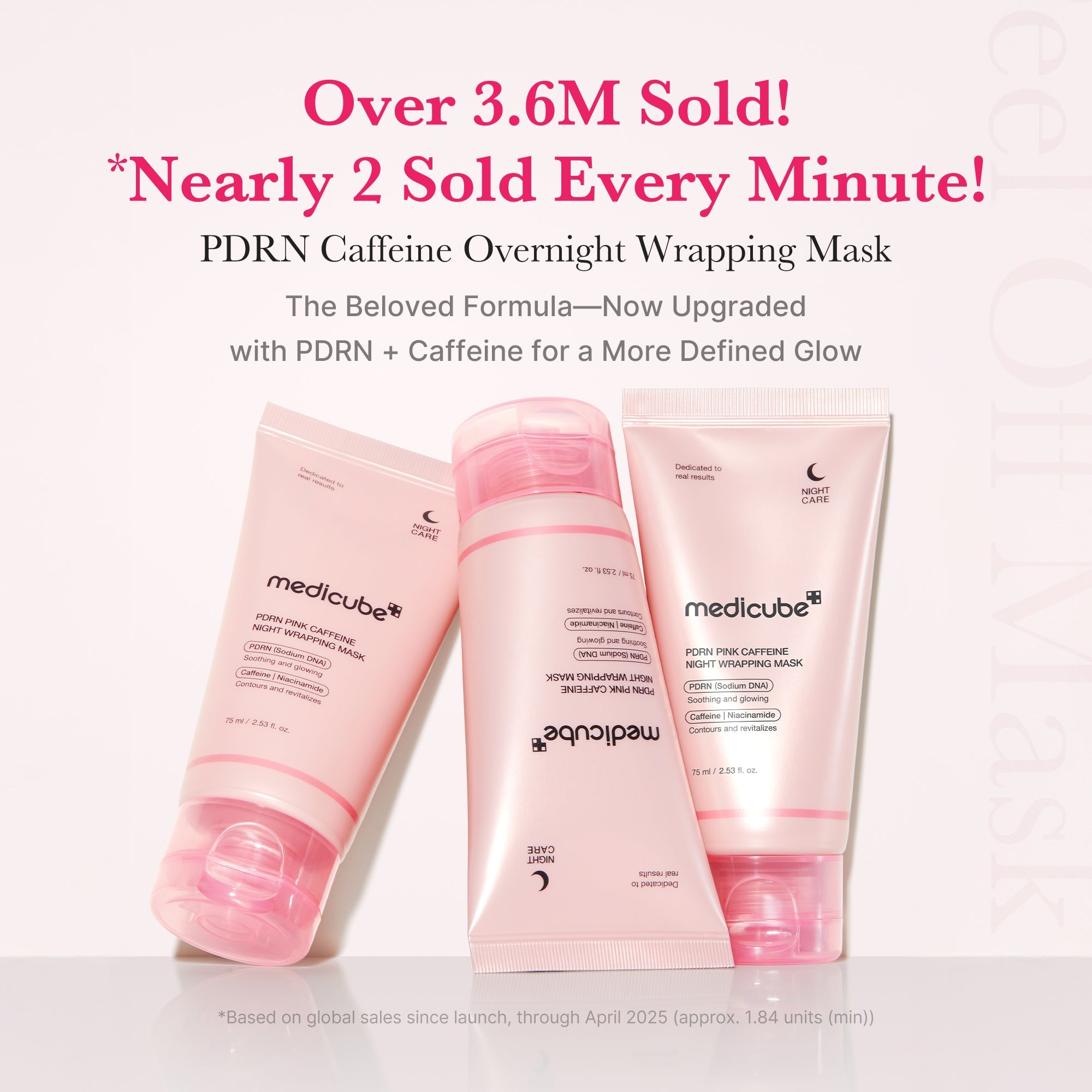 [Subscr.] PDRN Pink Caffeine Overnight Wrapping Mask - Radiant Clay Mask