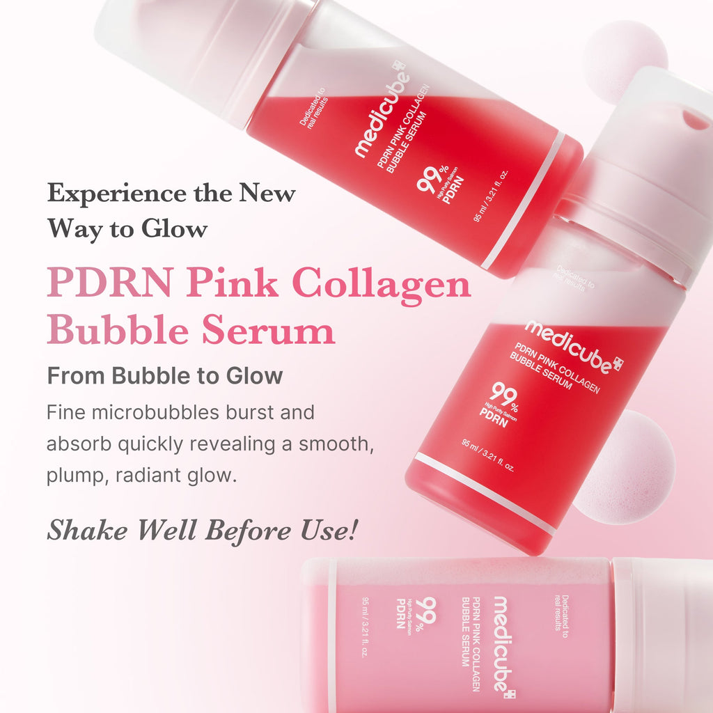 [GIFT] PDRN Pink Collagen Bubble Serum - Travel Ready Gel Cleanser