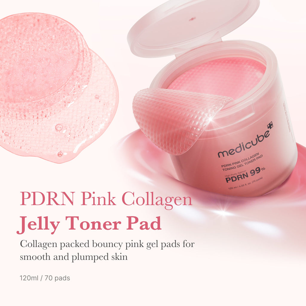 [GIFT] PDRN Pink Collagen Gel Toner Pad - Lightweight Toner Pads