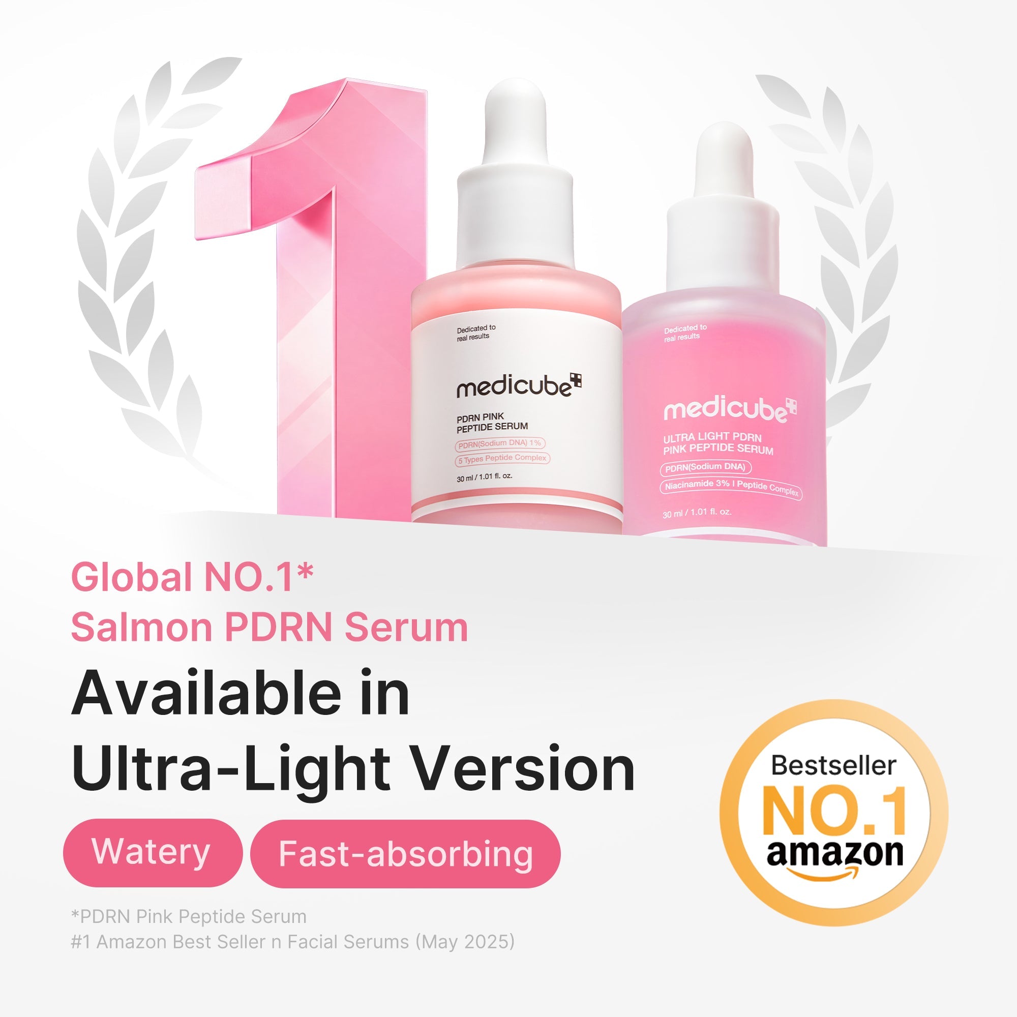 Ultra Light PDRN Pink Peptide Serum - Radiant Pore Care