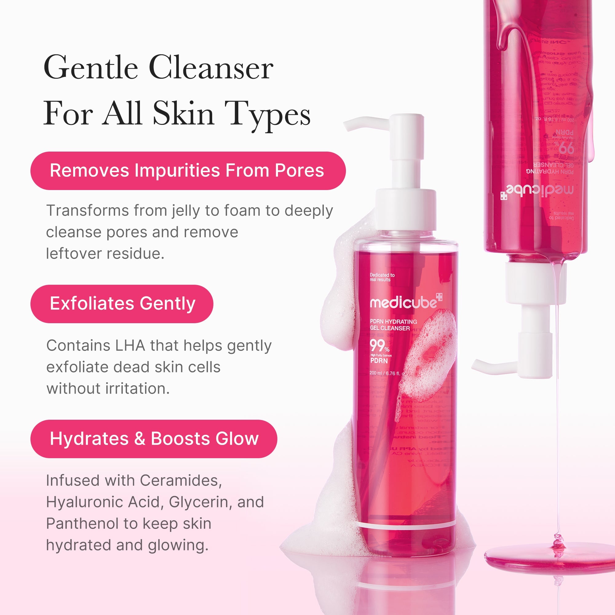 [Subscr.] PDRN Pink Gel Cleanser - Balanced Body Care
